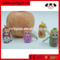 Atacado barato mini matryoshka de madeira boneca keychain